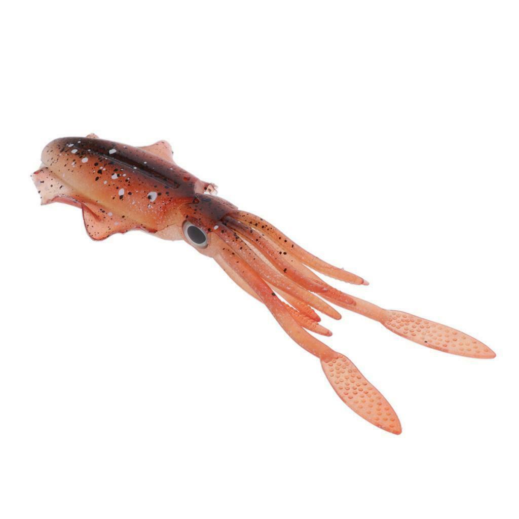Soft Plastic Squid Skirt Bait Octopus Trolling Freshwater Fishing Tackle