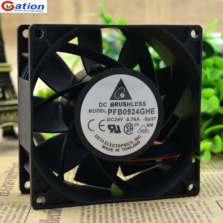 For DELTA PFB0924GHE 24V 0.76A ABB ACS510/550 9238 9CM cooling fan