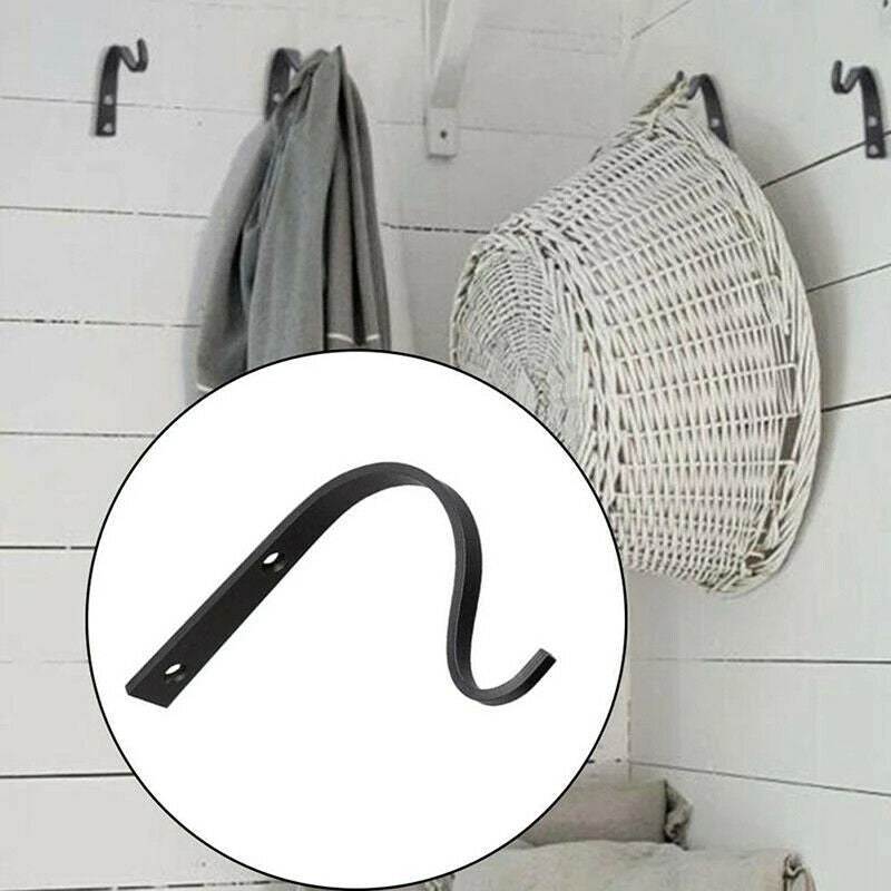 1Pcs with 2 screw J-hook Wall Hanger Screw Hooks For Bathroom Room Cloth .l8