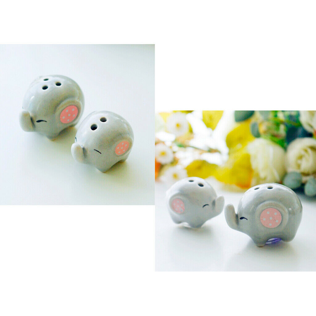 4pcs/set Ceramic Sugar Shaker, Cute Salt and Pepper Shaker, Cruet Spice Jar Set