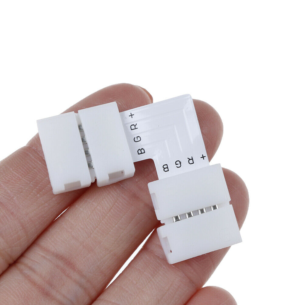 5PCS Soldering LED Strip Corner Connector 2PIN L Shape Corner Connector t.l8