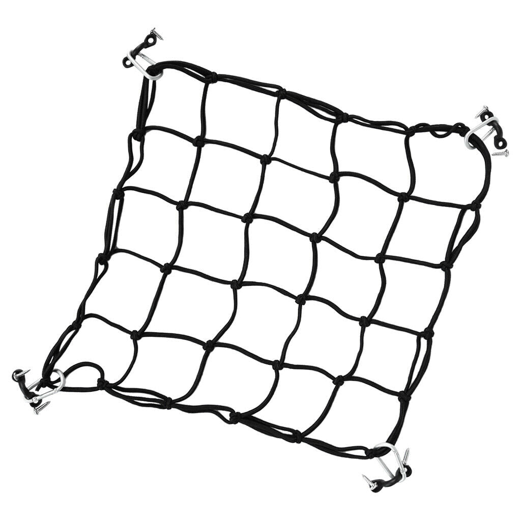 Kayak Deck Cargo Bungee Net With Pad Eyes & Carabiners Kayak DIY Accessories