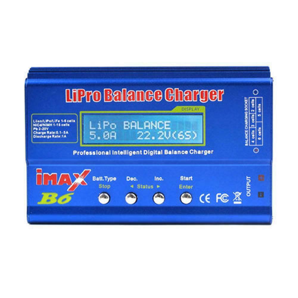 iMAX 80W B6 Balance Battery Charger RC Lipo Nimh Nicd Digital Discharger LCD