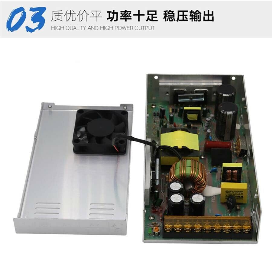 15V 30A 450W Fiberglass Panels Regulated Switching Power Supply PSU DC