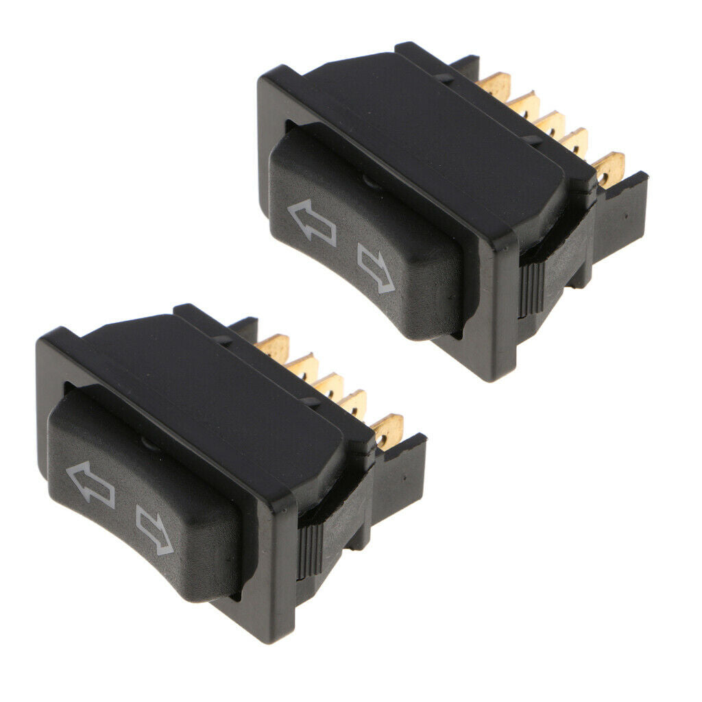 2pcs  5 Pin ON/Off Rocker Switch Holder for Automotive Car Power Window