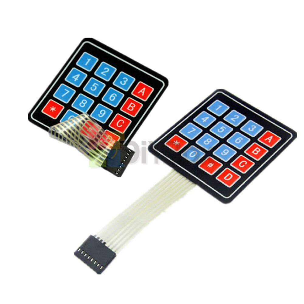 5Pcs 4 x 4 Matrix Array 16 Key Membrane Switch Keypad Keyboard AVR Fit Arduino