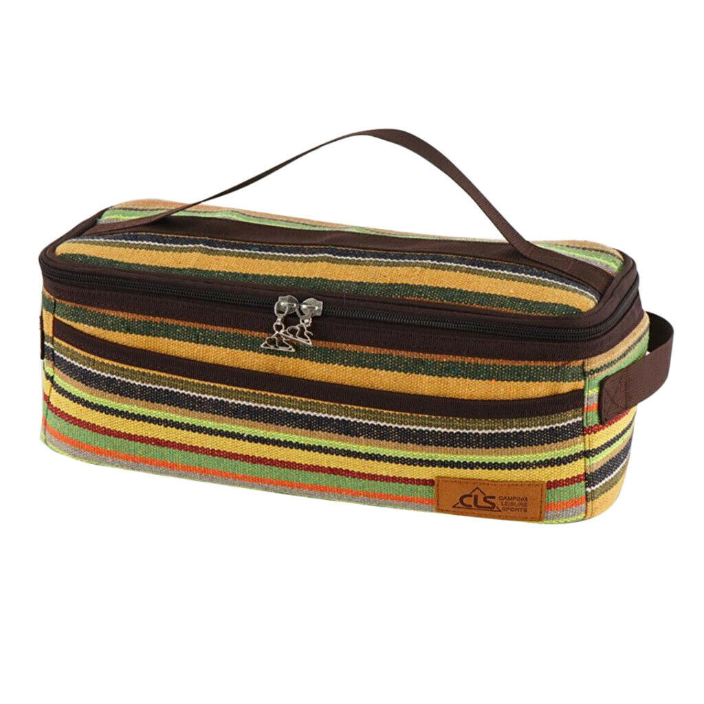 Cutlery Storage Bag Utensils Storage Box Tableware Flatware Holder Stripe