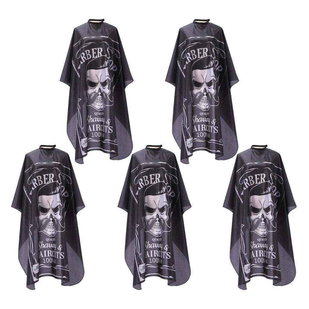 5x Barber Shop Cape Premium Home Haircutting Gown Hairdressing Perming Apron