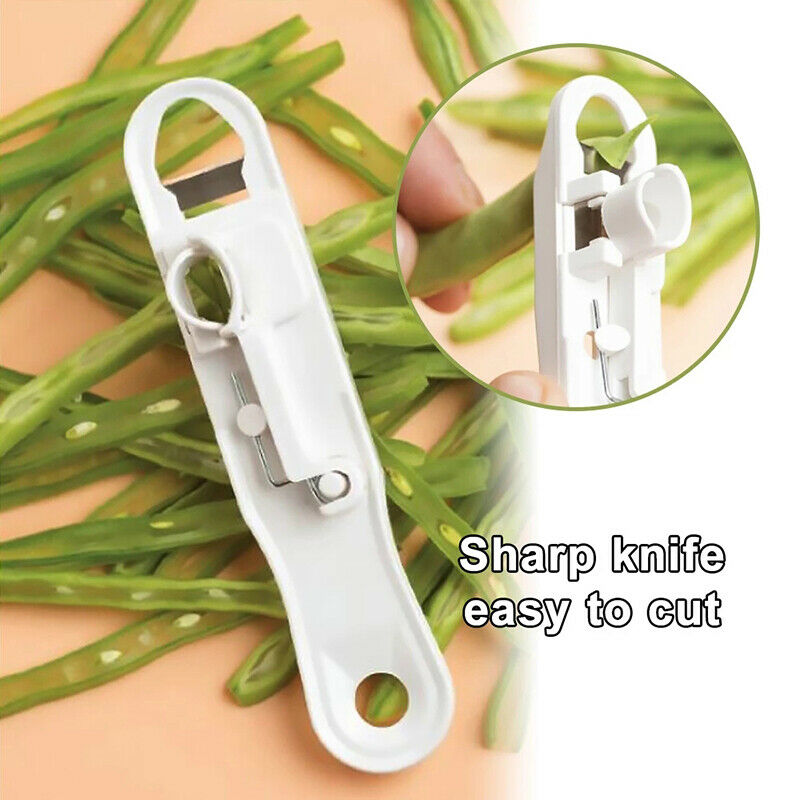 Kitchen Green Bean Slicer Cutter Cut Fruit Vegetable Stringer Peeler Remo.l8
