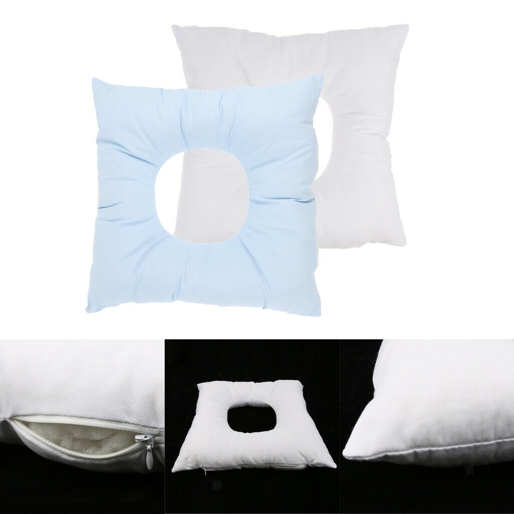 2 Pieces Foam SPA Massage Bed Table Face Down Rest Cradle Cushion Pillow Pad