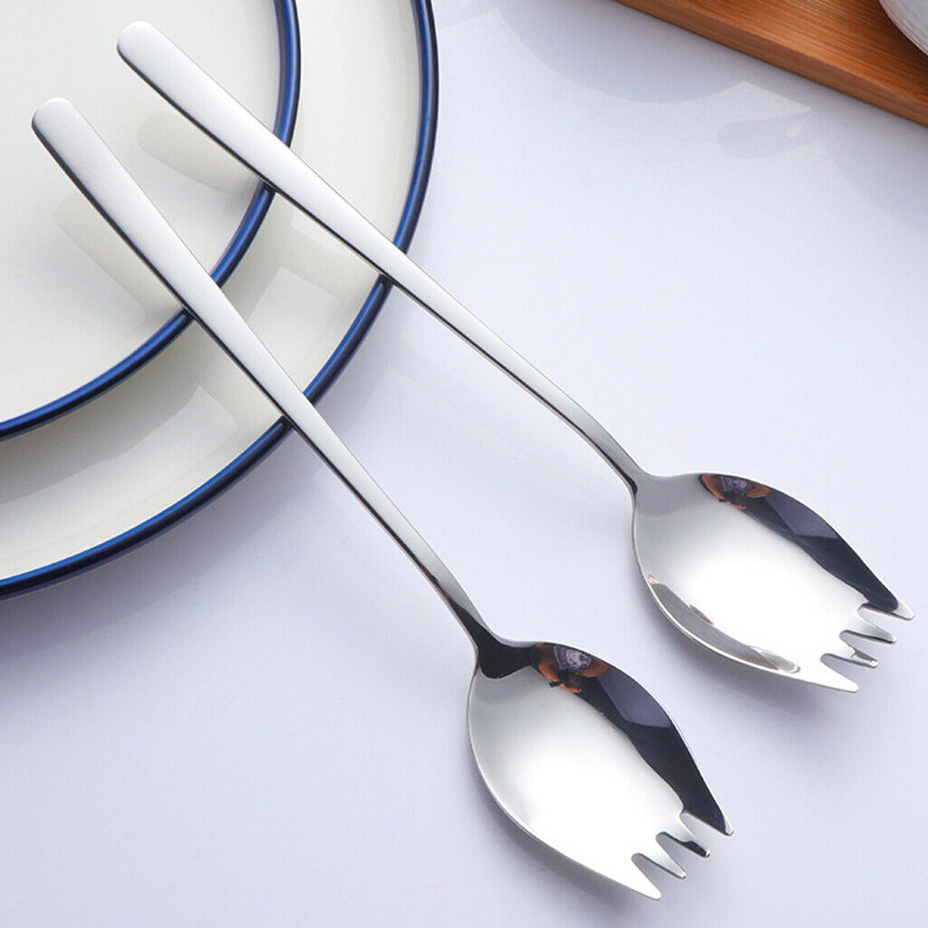 Travel Stainless Steel Spork Practical Cutlery Flatware Outdoor Utensils