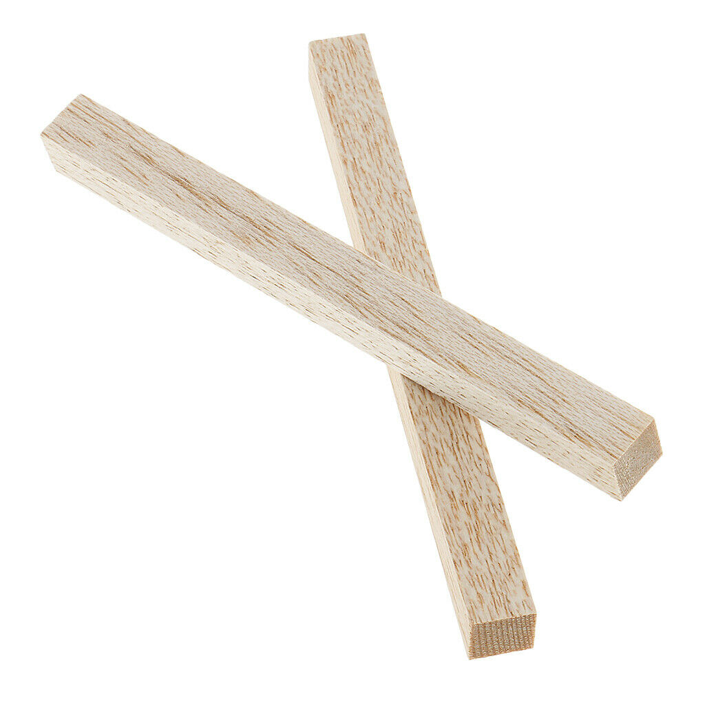 5x Blank Square Wood Stick Wooden Dowel for DIY Craft Home Decoration 120mm