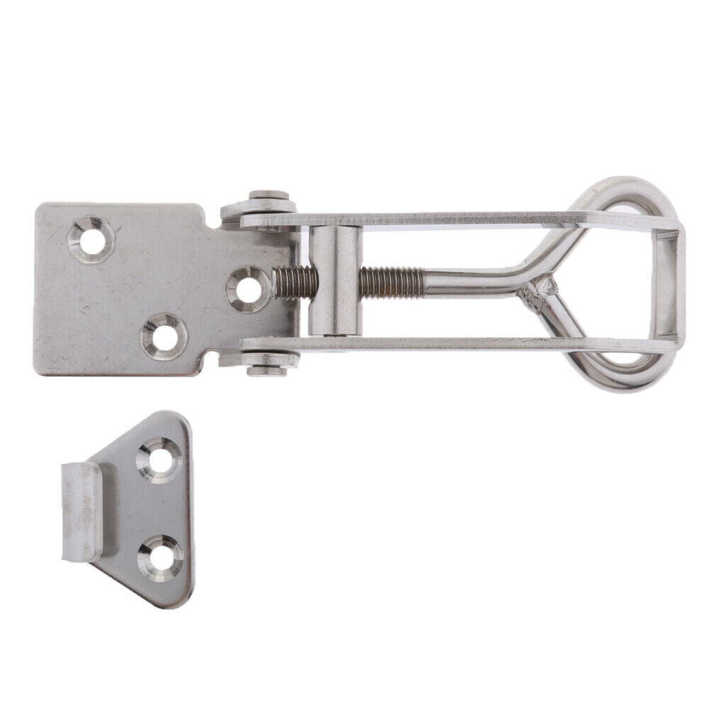 Adjustable Type 1 Anti-Rattle Latch Lock Locking Stainless Steel Latch Boat