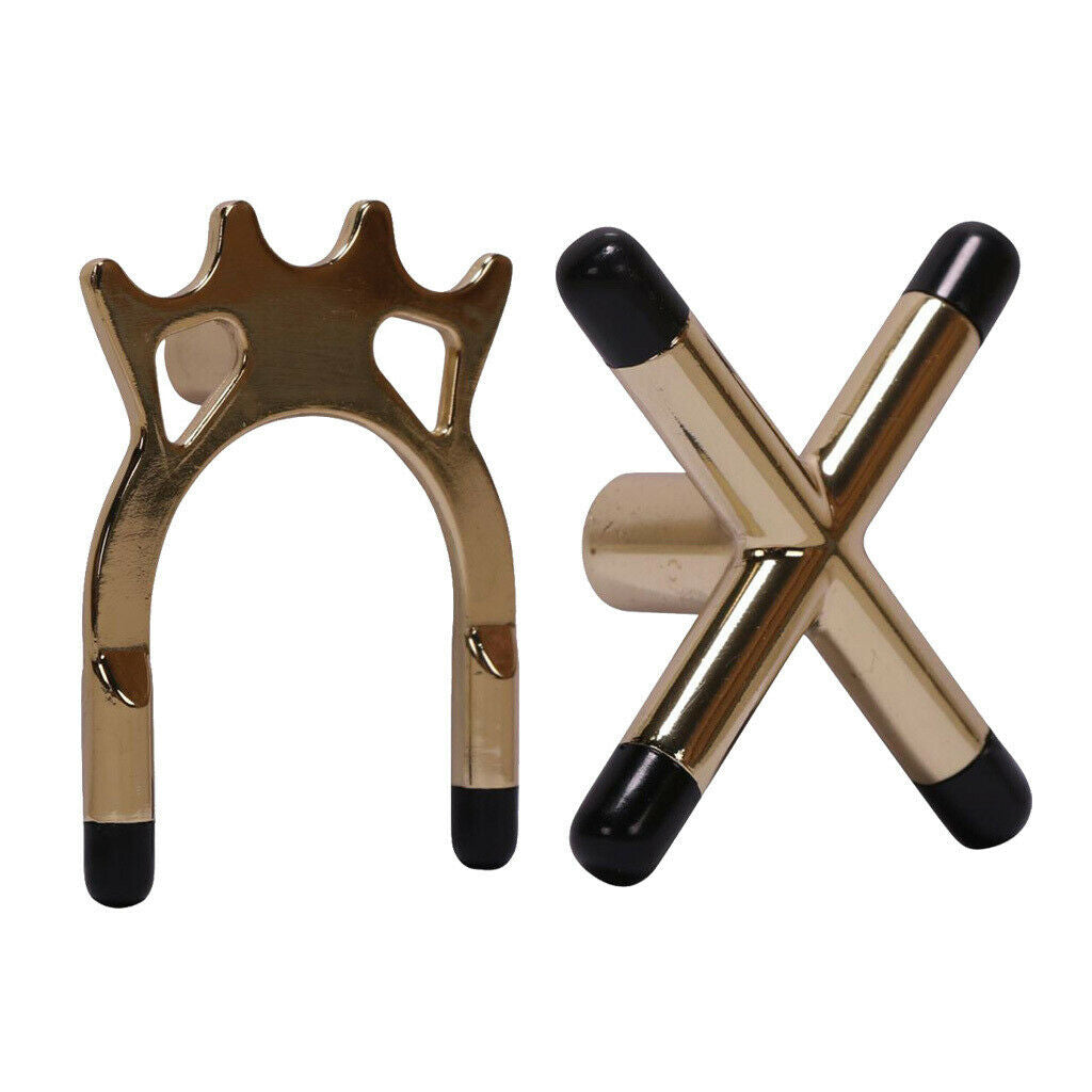 2 pieces billiard snooker pool cue stick spider cross bridge head holder rest