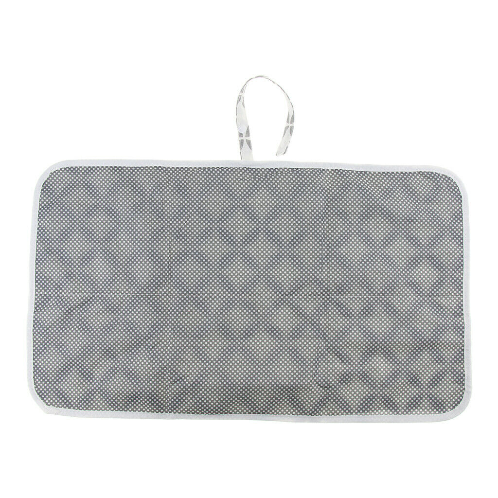 Compact Foldable Portable Travel Mat for Children - White, as described