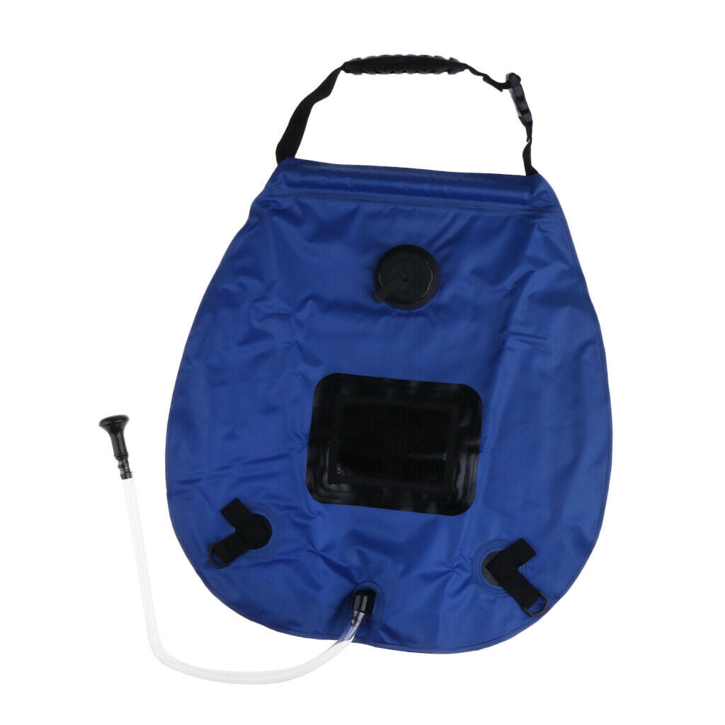 Portable 20L Water Bag Solar Heated Shower Pouch for Outdoors Camping Travel