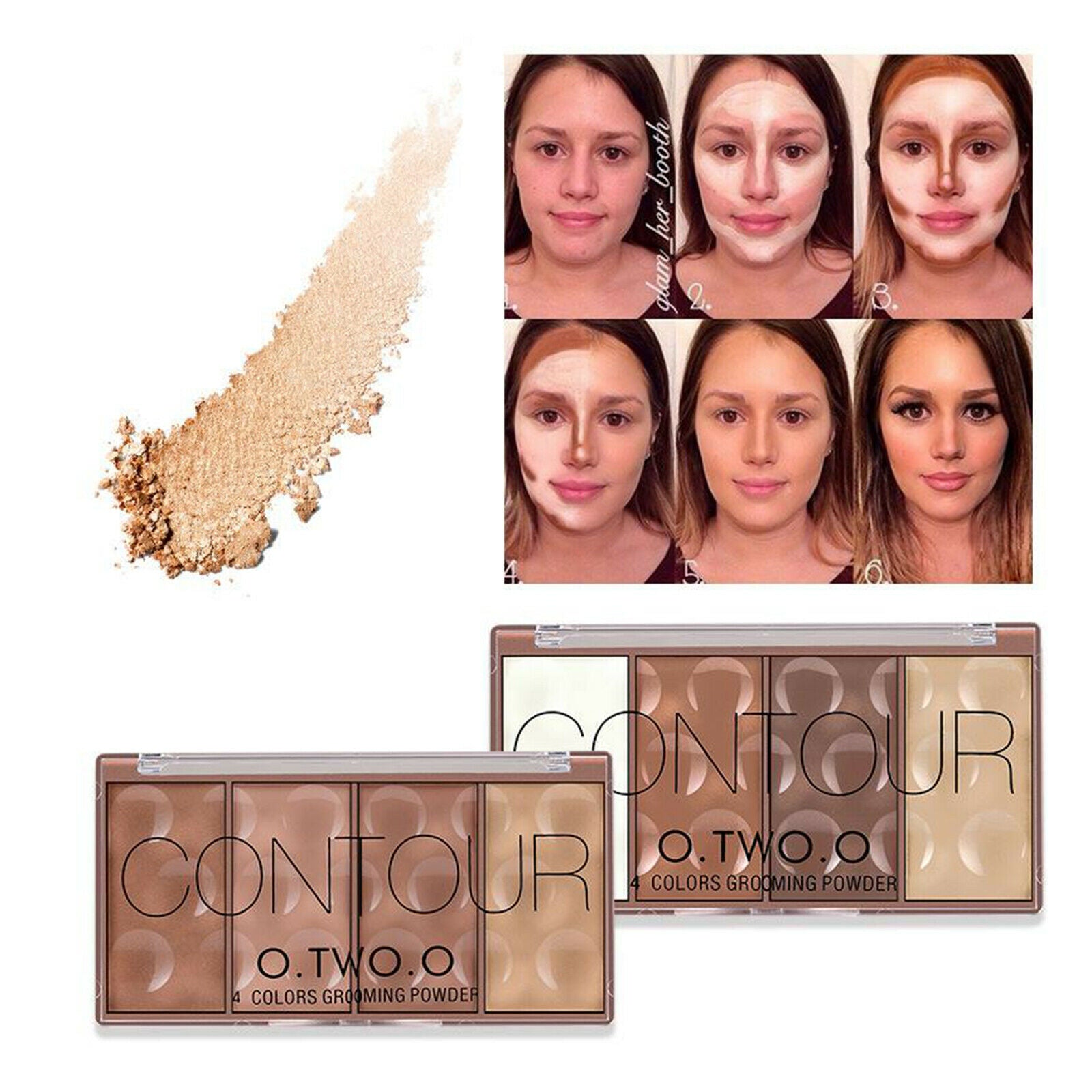Bronzer  Highlighter & Blush Bronzer Blush Makeup Palette Blusher Palette 01