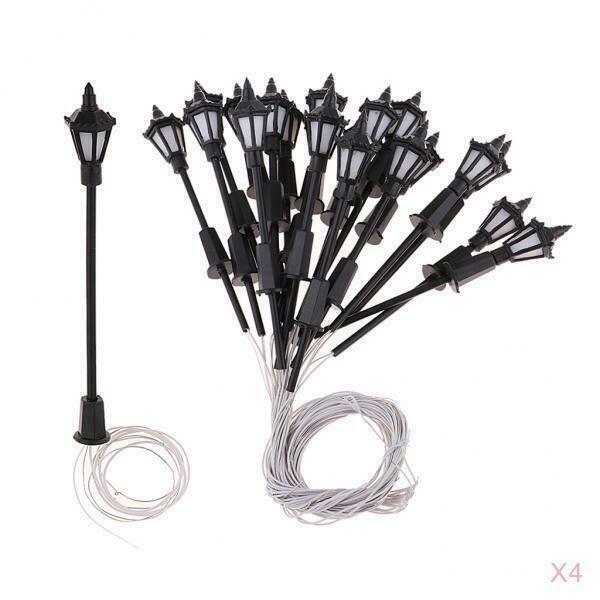 80Pcs 65mm 1:150 Scale LEDs Lights for Parking Street Garden Scenery Layout