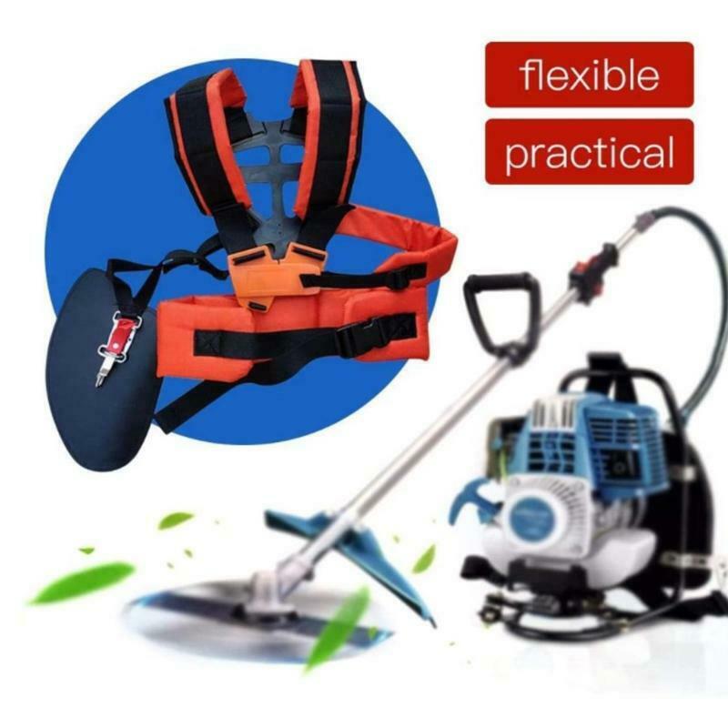 Double Shoulder W Shape Harness Strap Comfort Labor Saving Strimmer Padded Belt