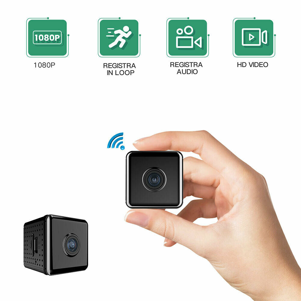 W10 WiFi Mini Camera 1080P HD Night Vision Security Cam Voice Video Recorder