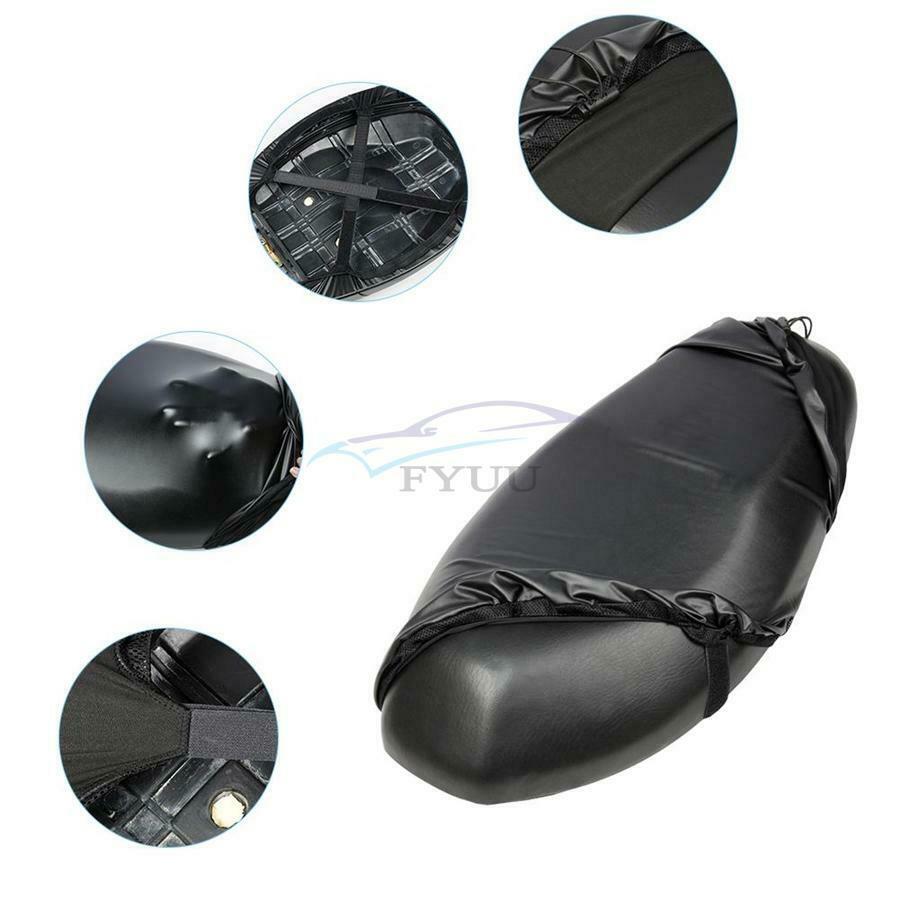 1PCS XL Motorcycle Seat Cover Black Waterproof Dustproof Universal Accessories