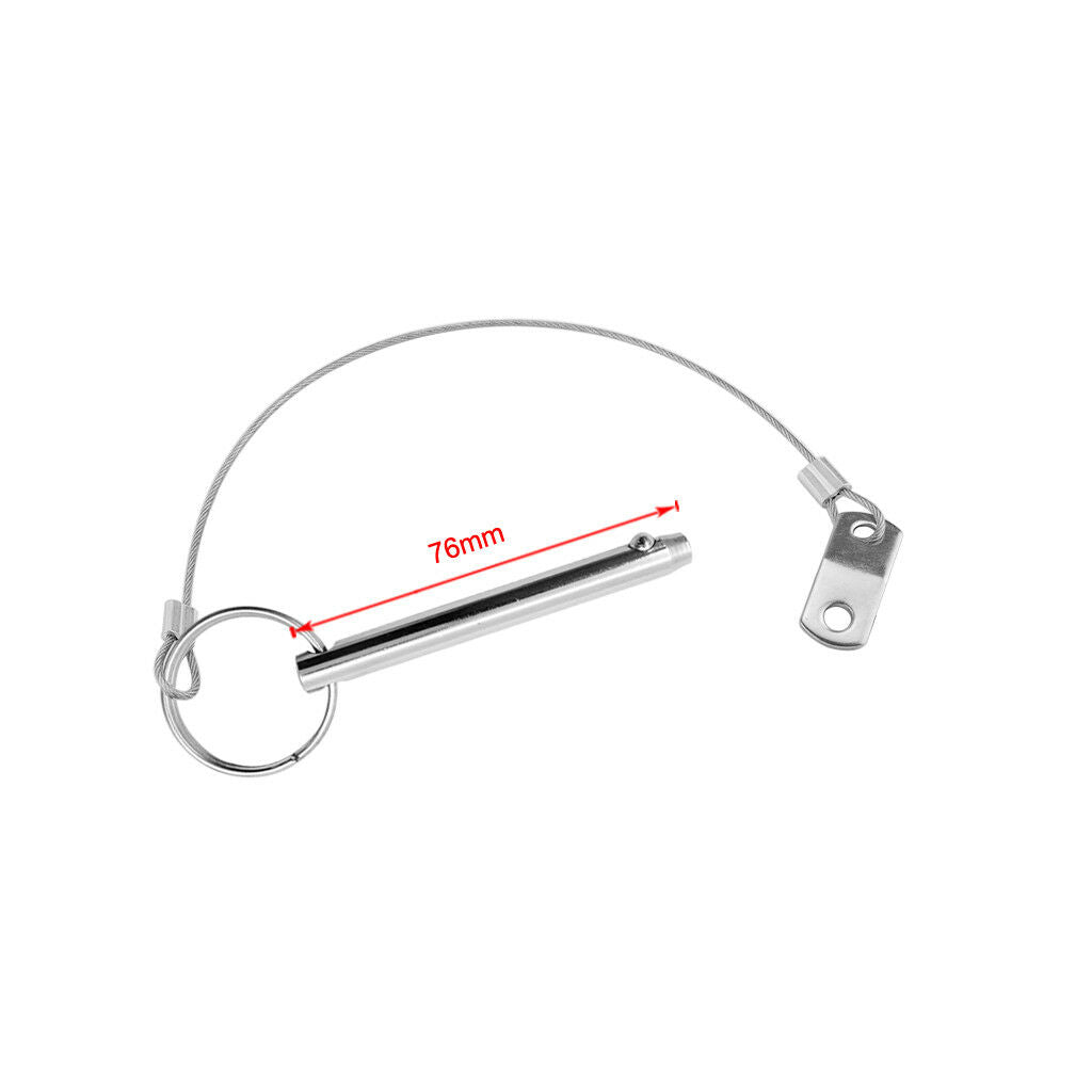 316 Stainless Steel Quick Release Pin for Marine/Kayak/Boat Bimini Top