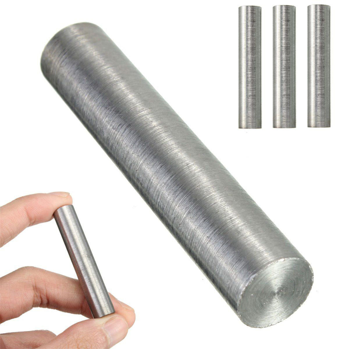 1x 99.95% Pure Tungsten Element Rod Electrodes Metal Cylinder 2inch Long