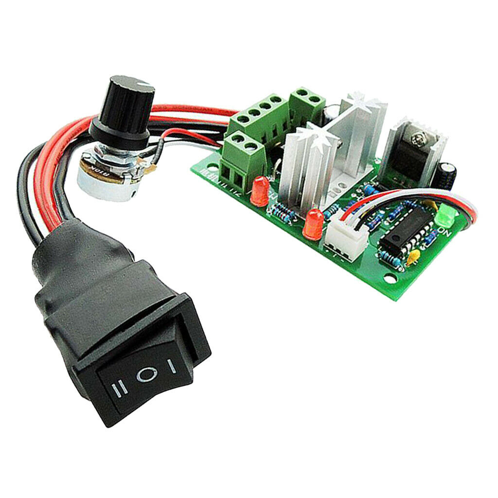 DC 6V-30V 12V 24V DC Motor  Control Reversible Switch
