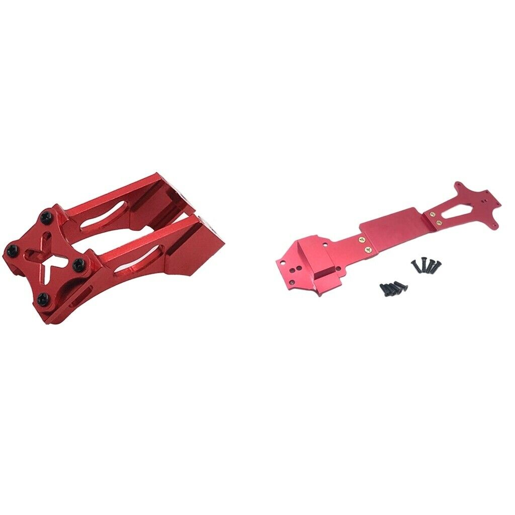 Metal Radio Tray w/ Tail Fixed Parts Set for WLtoys 144001 1:14 RC Trucks