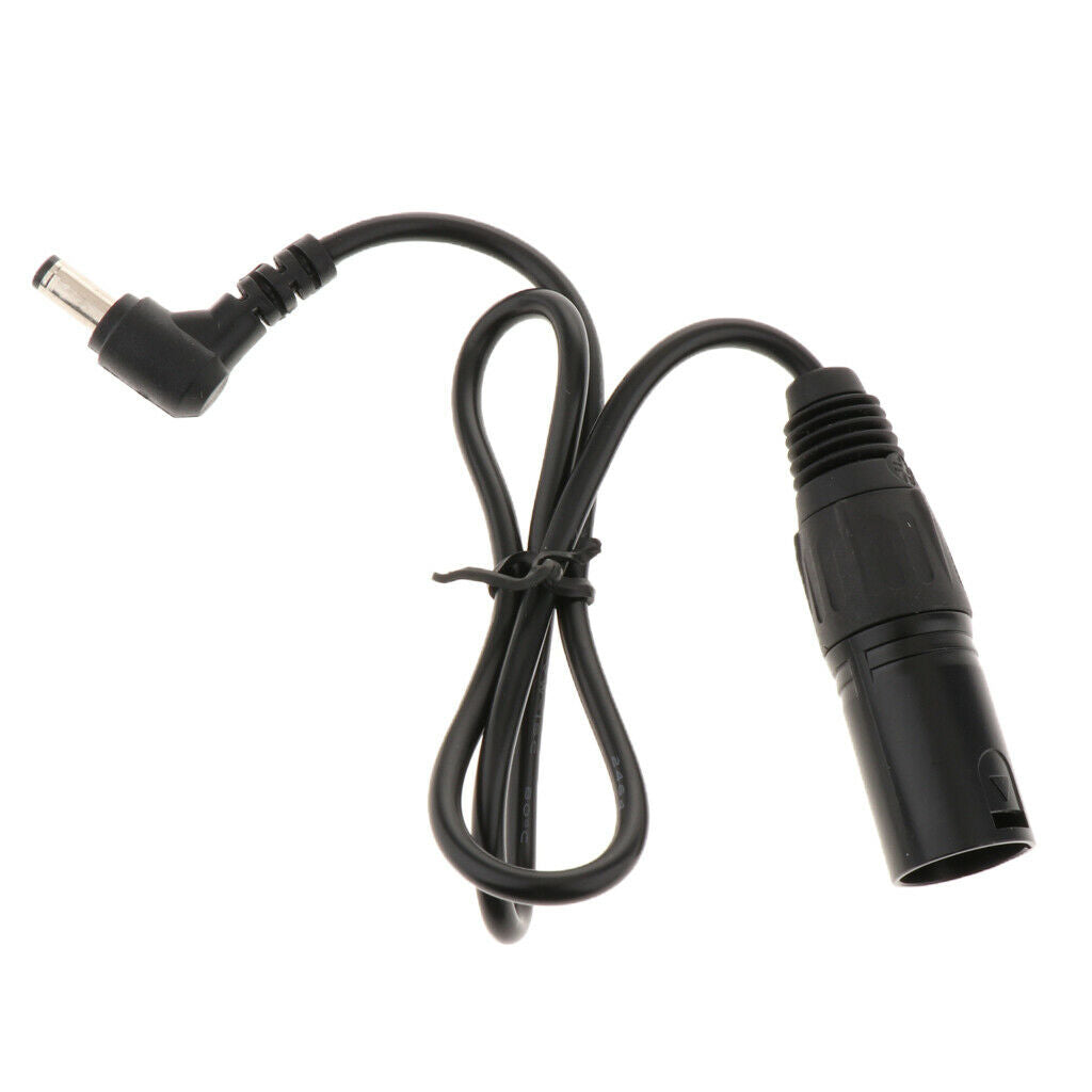 DC 5.5 x 2.1mm Male to 4 Pins XLR Male Connector DC Power Adapter Cable Cord