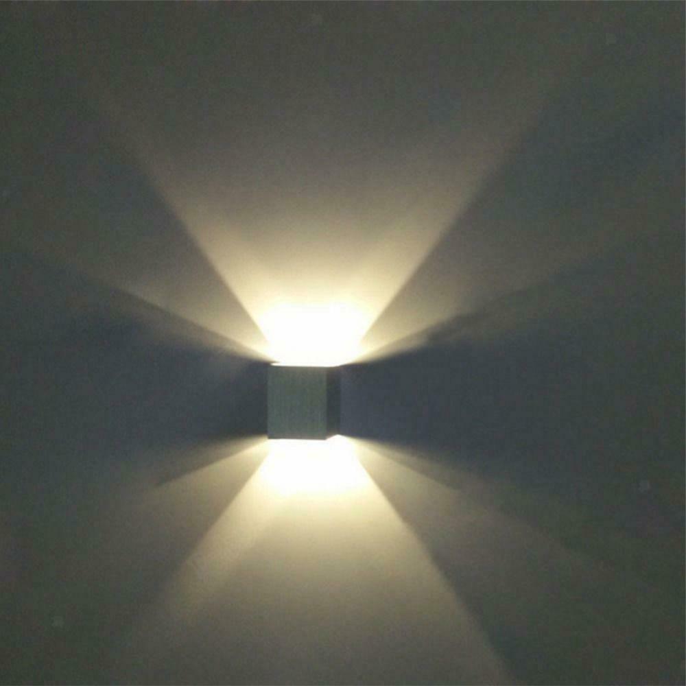 3W LED Square Wall Lamp Sconces Home Hotel Bar Wall Fixture Warm White Light