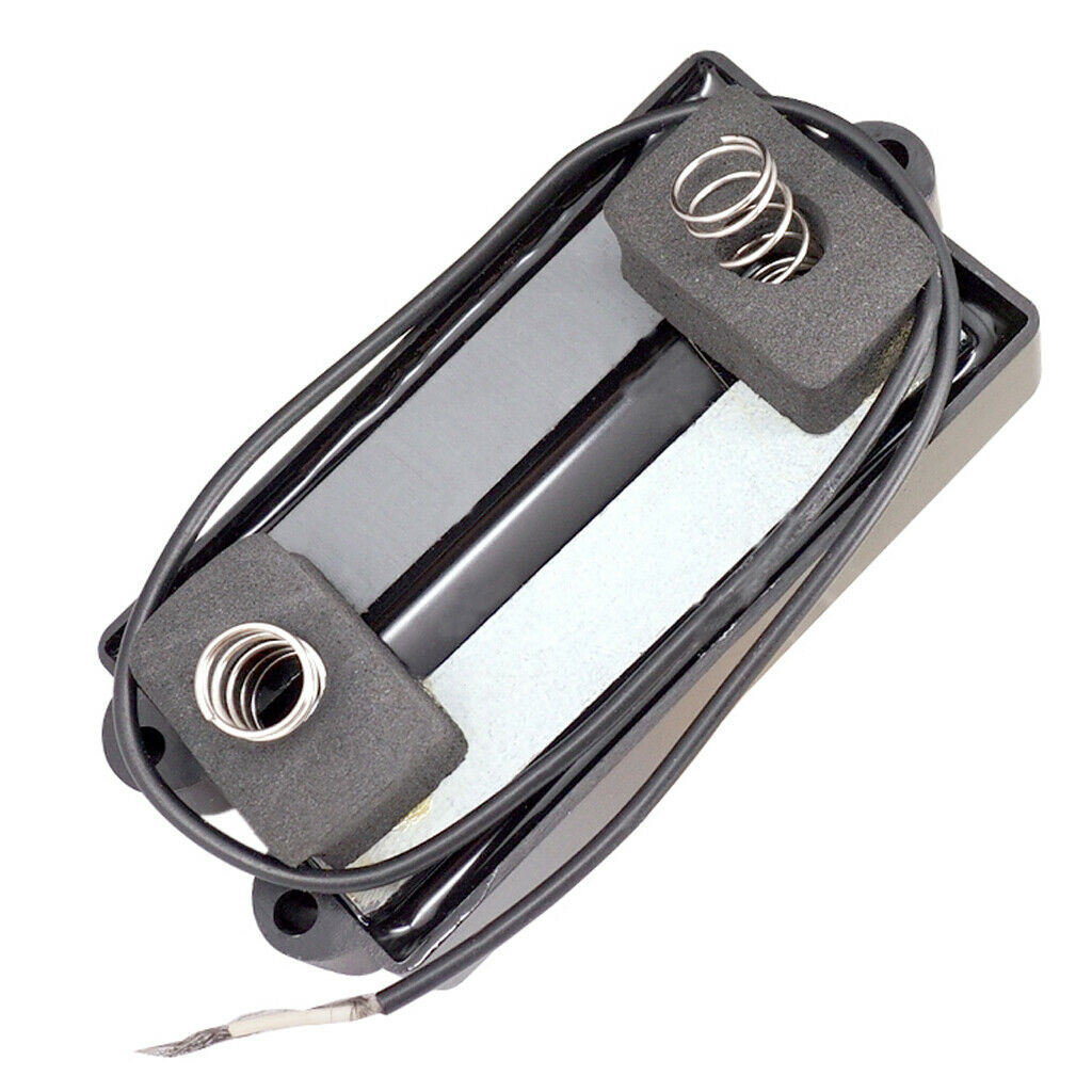 Replacement Bass Humbucker Pickup Black Plastic Cover for Duplex Bass Accs