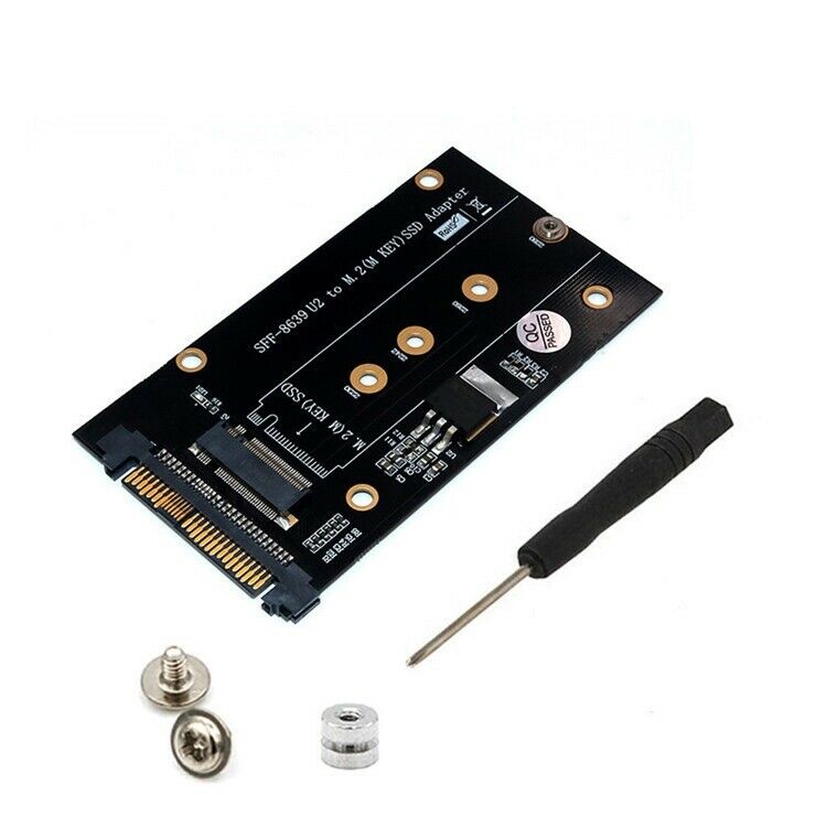 SFF-8639 U.2 to M.2 M Key NVME SSD Adapter for 2230 2242 2260 2280 NVME M.2 SSD