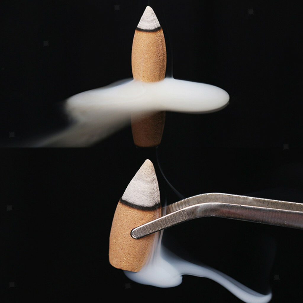 70Pcs Mixed Incense Bullet Cone Zen Yoga Tea House Smoke Tower Backflow Cone