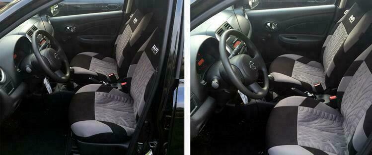 Classic Washable Embroidery Car Seat Covers Full Set Front+Rear For Sedans
