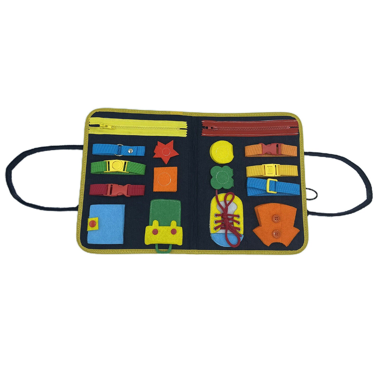 Toddler Children Busy Board Basic Skills Learning Educational Activity Gift