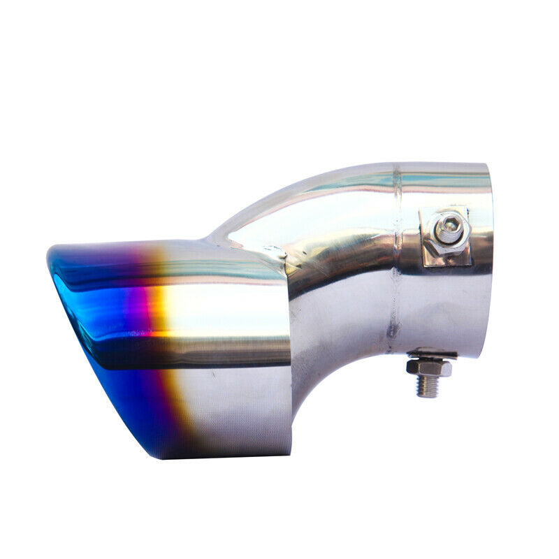 Car 63mm inlet Roasted Exhaust Tip Tail Pipe Muffler Stainless Steel  End Pipe
