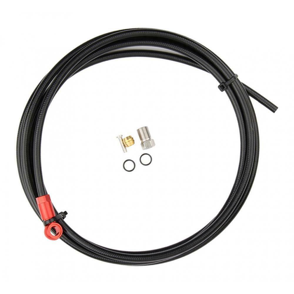 BH90 Bike Brake Oil Tube + Five-wire Oil Needle Set Black+Red