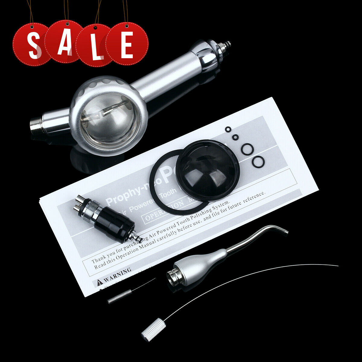 1PC Dental M4 Air Polishing Prophy Jet Hygiene Handpiece Polisher Quick Coupler