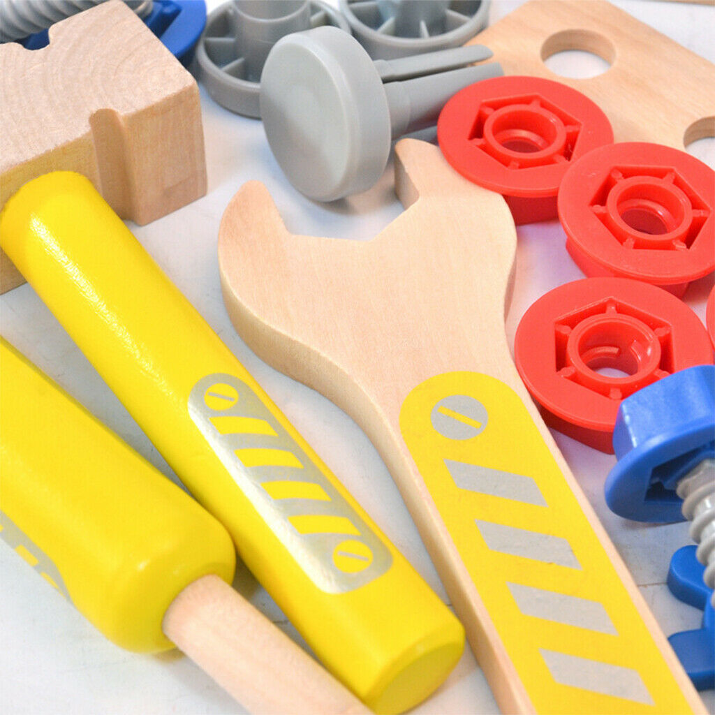 Realistic Take-Along Tool Kit Learning Repair Toolbox Pretend Play Toys