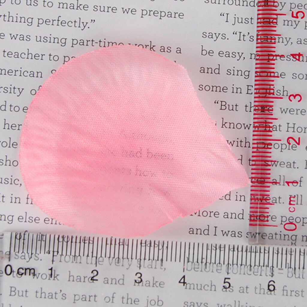 300pcs Silk Rose Petals Wedding Decoration Flowers - Pink