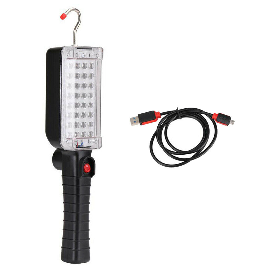 Handheld Magnetic LED Work Light Car Truck Inspection Lamp USB Flashlight