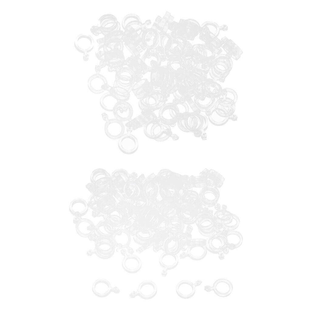 200pcs Fishing Pellet Bands Bloodworm Bait Rubber Lure Baits Bands 5mm 7mm