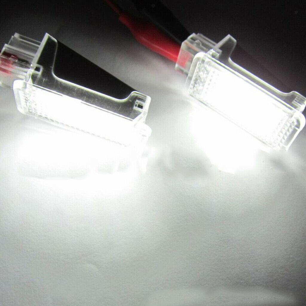 2pcs Rearview Mirror Puddle Light LED Mirror Puddle Lights For Audi S4 B5 B6