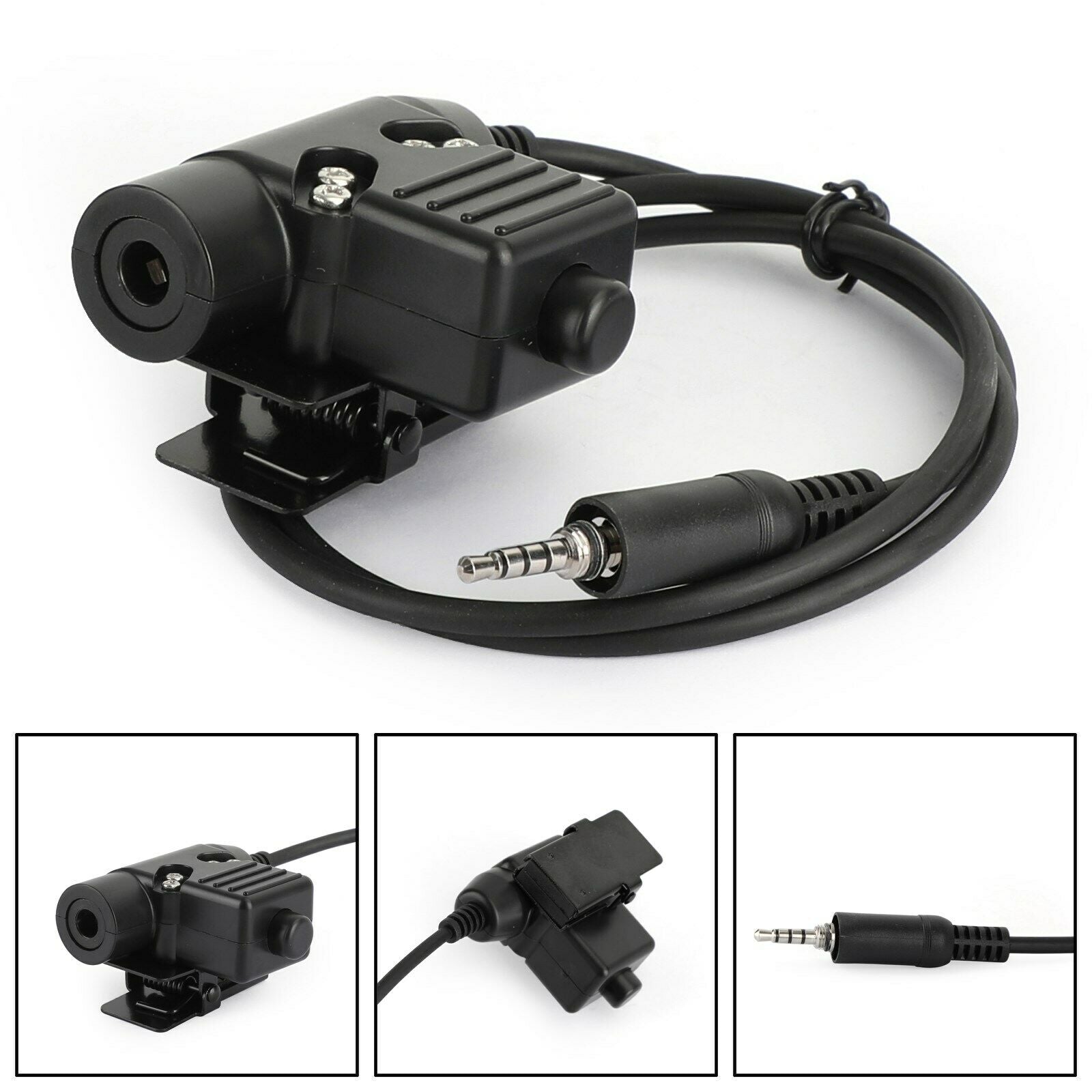 1x Walkie Talkie PTT Push-To-Talk for Yaesu VX-6R VX-7R VXA-300 FT-270 VX-700 BS