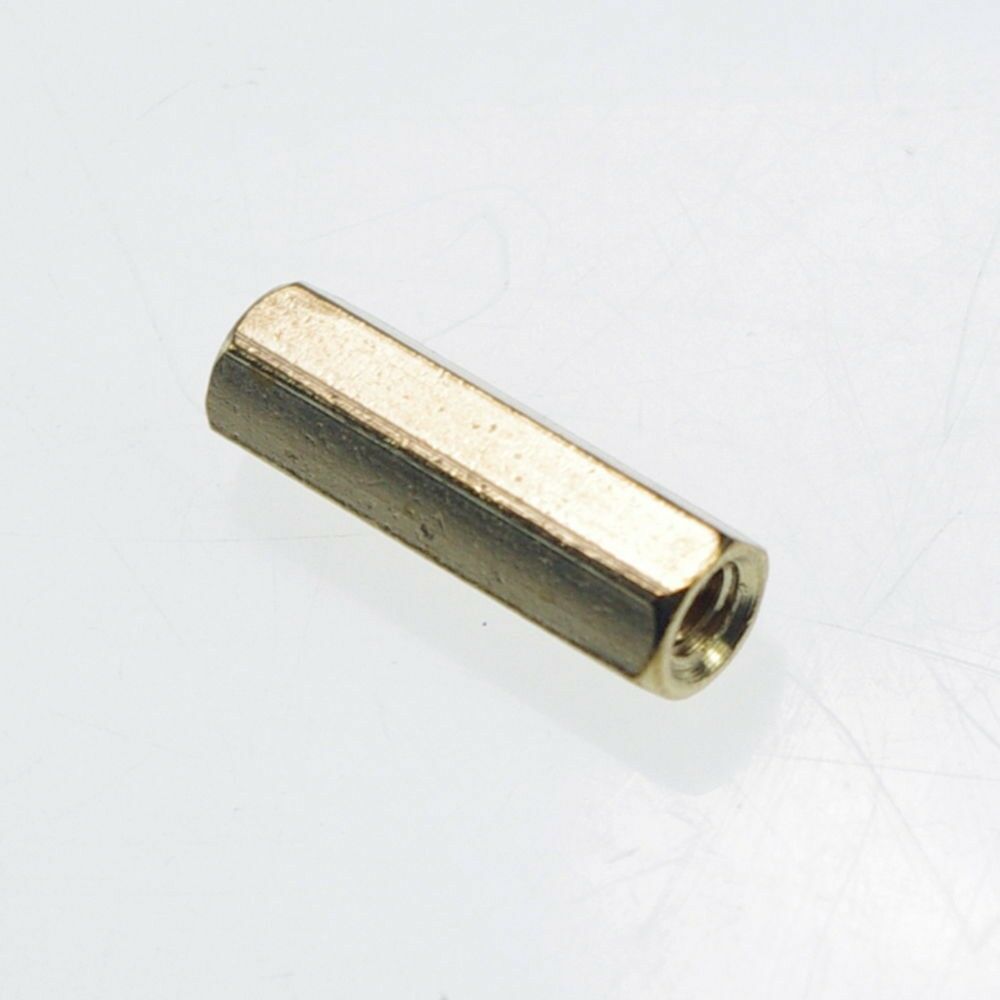 Lot10 M4×60mm Brass Hexagonal Threaded Double Pass Spacers Hexagon Copper Post