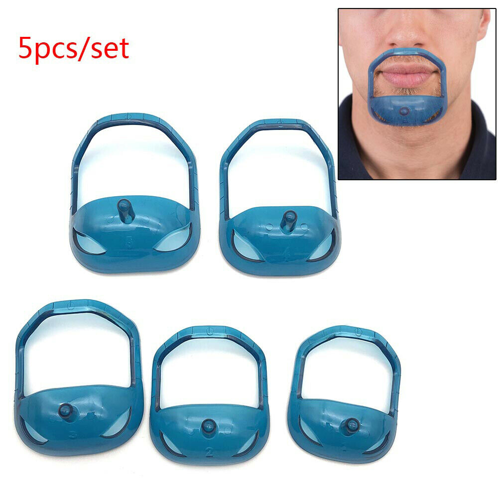 5Pcs Beard Styling Tools for Men Fashion Goatee Shaping Template Beard Sh.l8