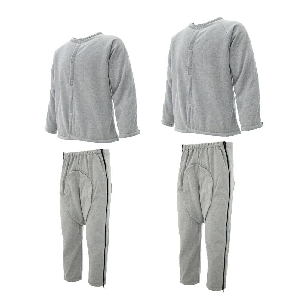 Cotton  Nursing Tops / Pants Fracture Patients Pajamas Tops-L