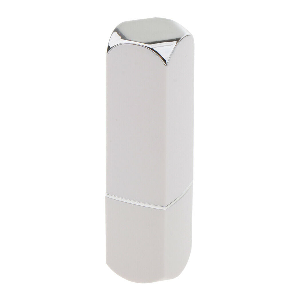 2Pcs White Empty Lipstick Tubes, DIY Square Lip Balm Lip Gloss  Tube Containers