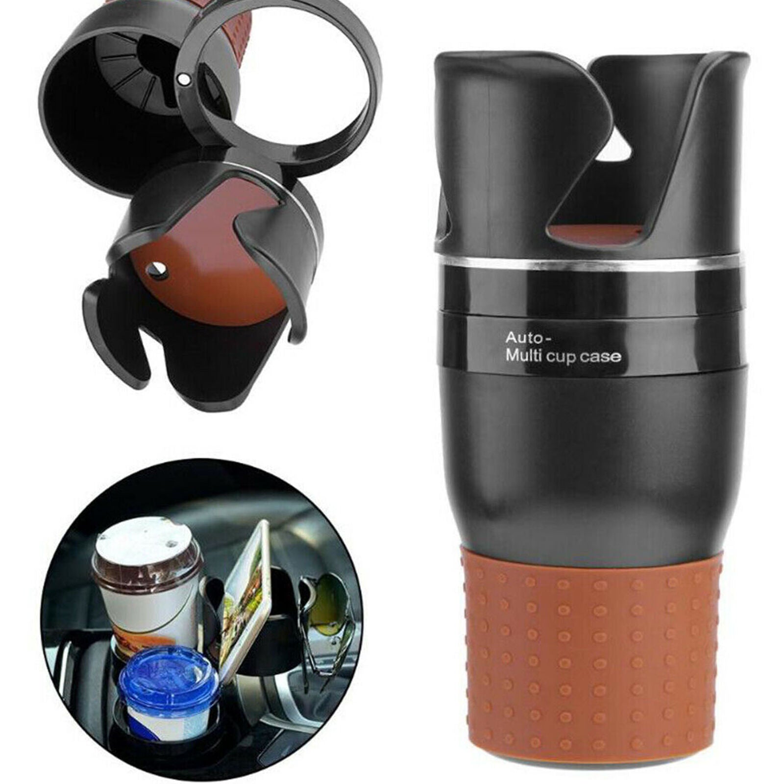 Multi-functional 4 in 1 Car Cup Holder Vehicle-Mounted Water Cup Drink Holder